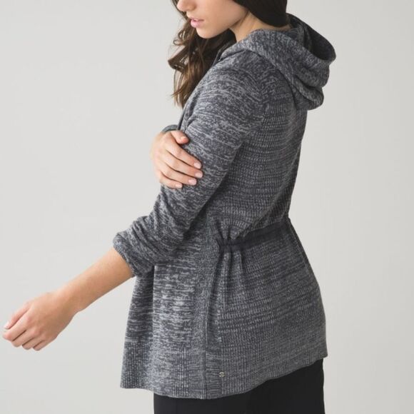 Lululemon Peace Of Mind Wrap - Heathered Dark Slate / Silver Spoon - Picture 1 of 12